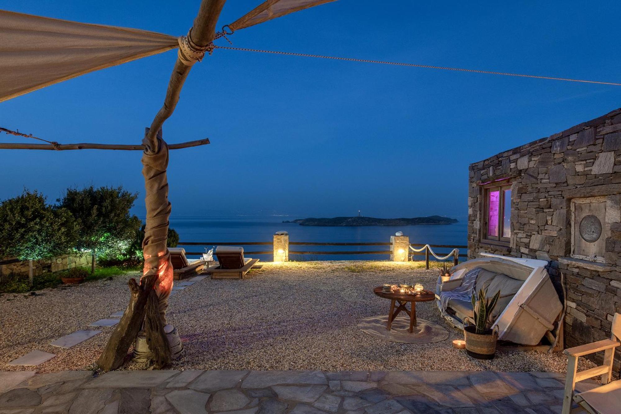 Aegean View - Seaside Apartment In Syros Αζόλιμνος Εξωτερικό φωτογραφία