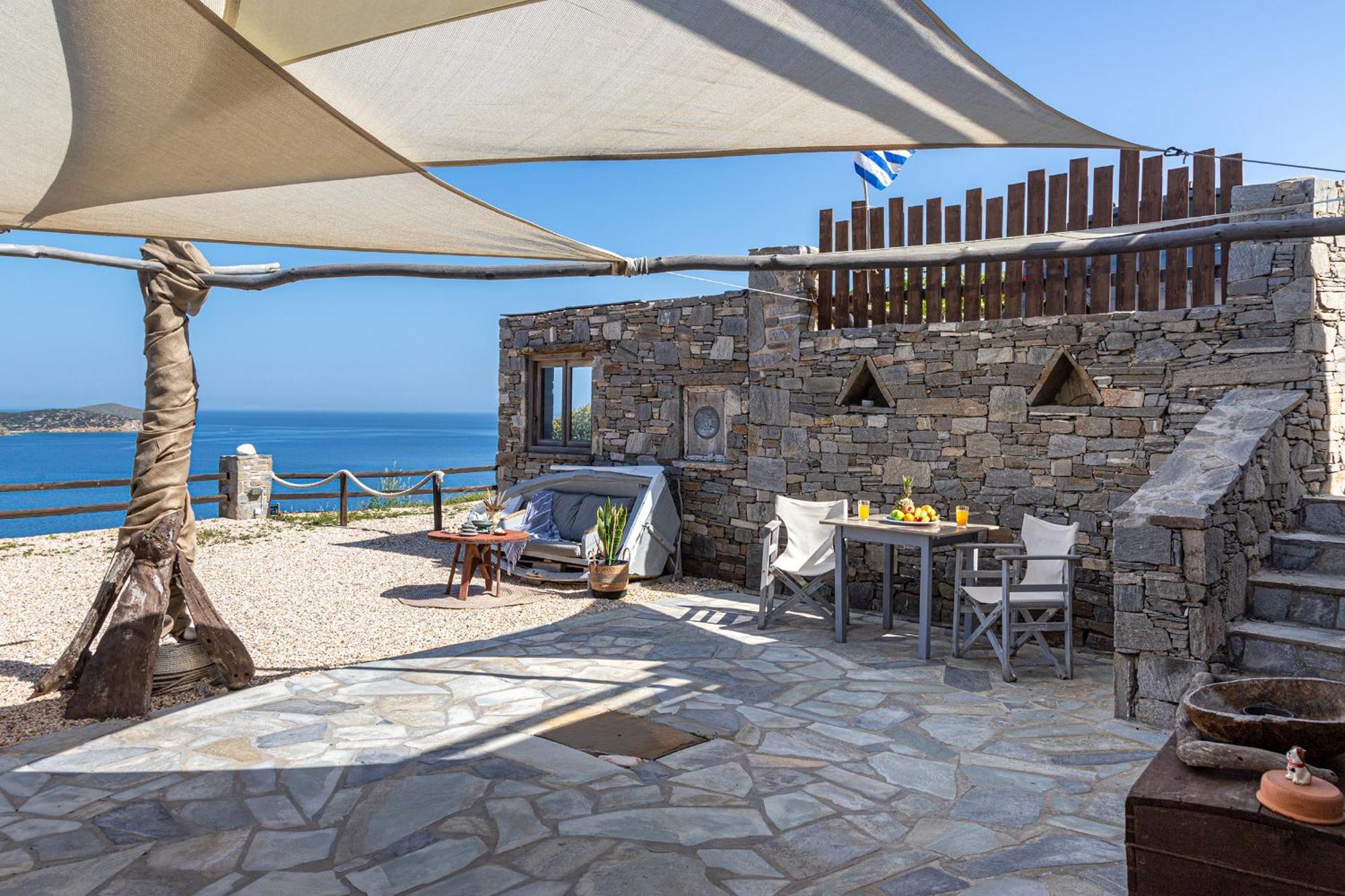 Aegean View - Seaside Apartment In Syros Αζόλιμνος Εξωτερικό φωτογραφία