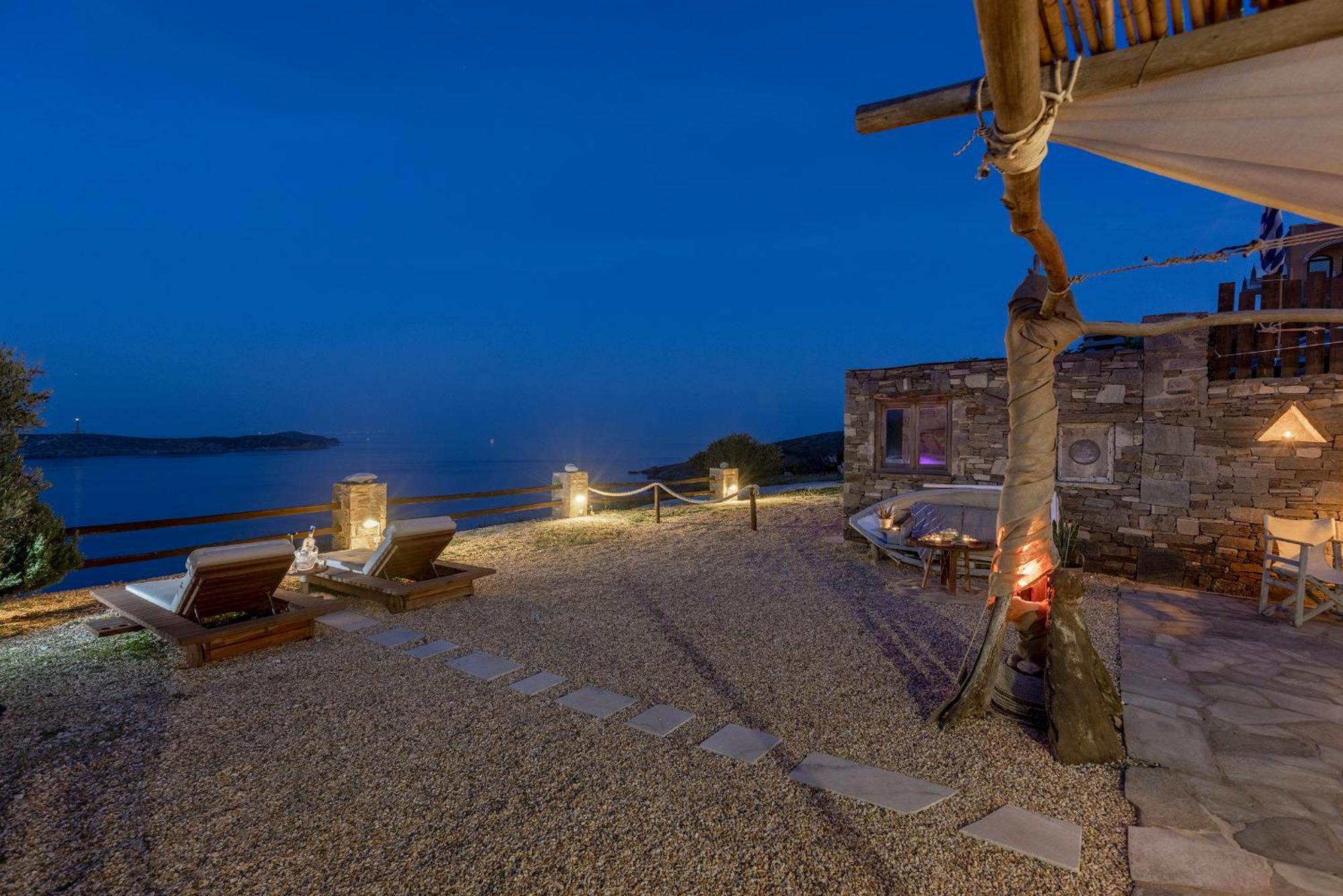 Aegean View - Seaside Apartment In Syros Αζόλιμνος Εξωτερικό φωτογραφία