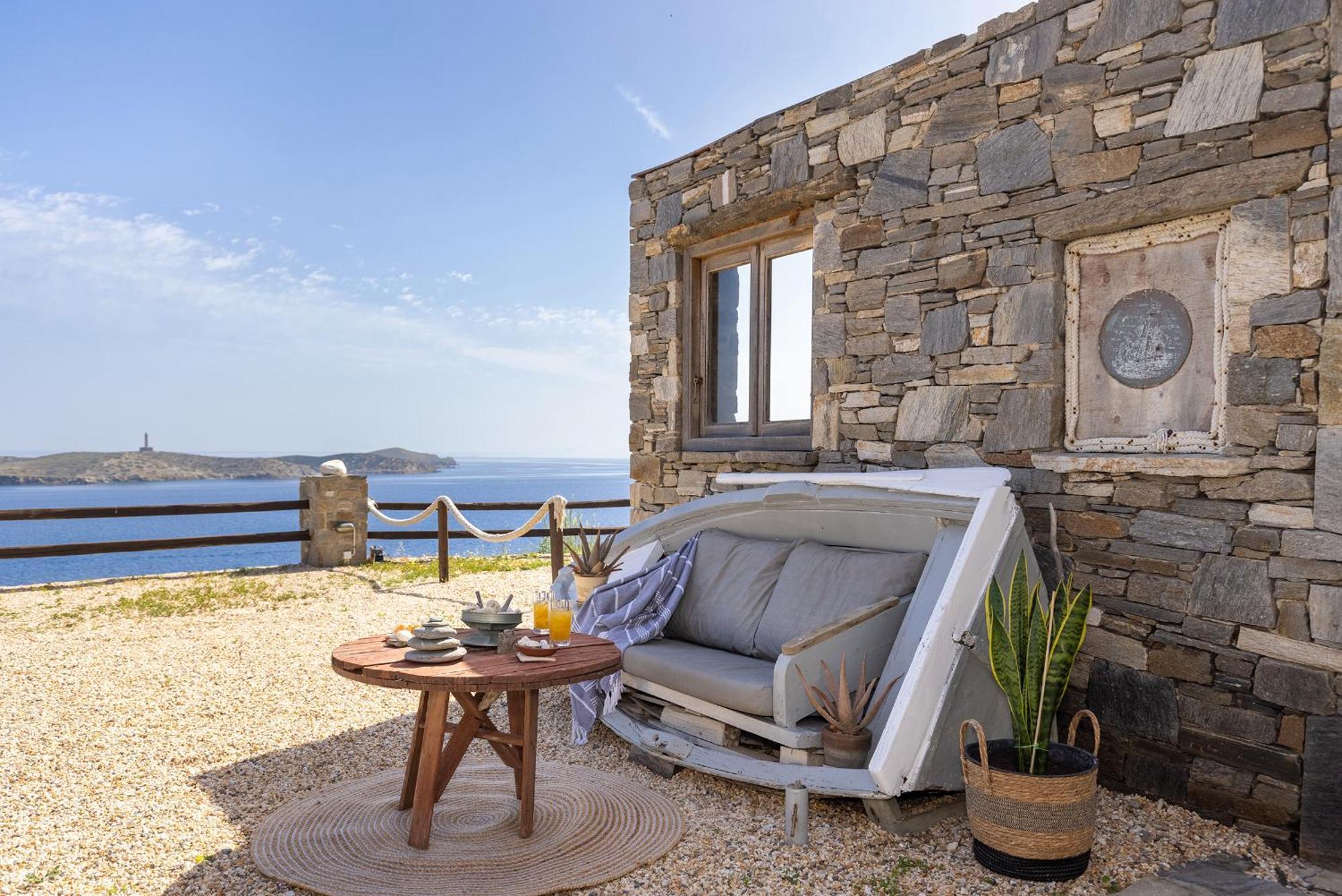 Aegean View - Seaside Apartment In Syros Αζόλιμνος Εξωτερικό φωτογραφία