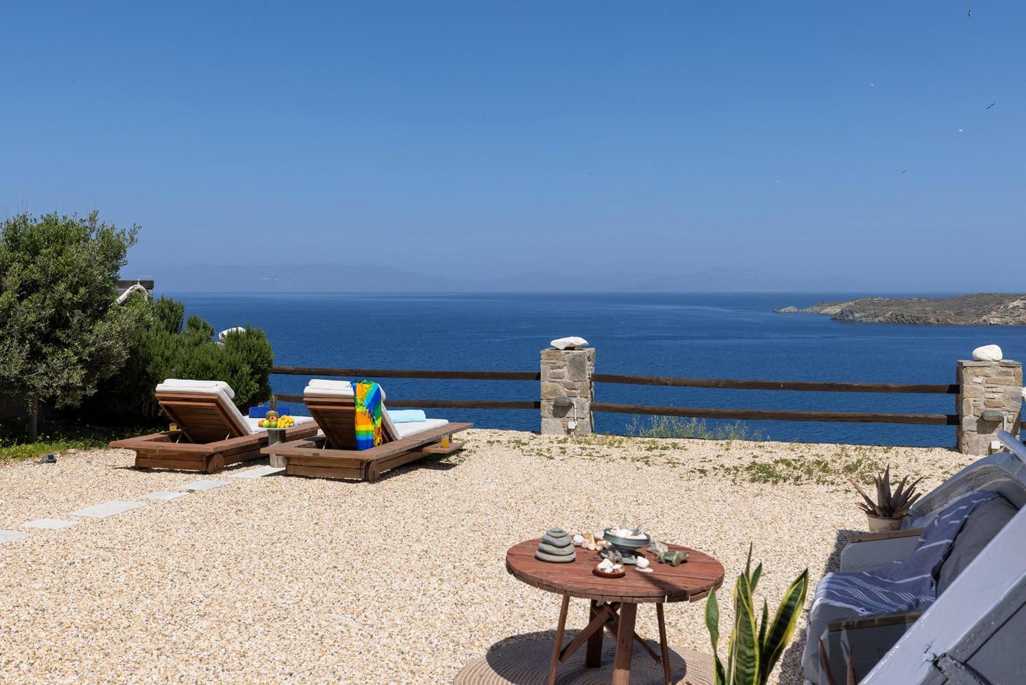 Aegean View - Seaside Apartment In Syros Αζόλιμνος Εξωτερικό φωτογραφία