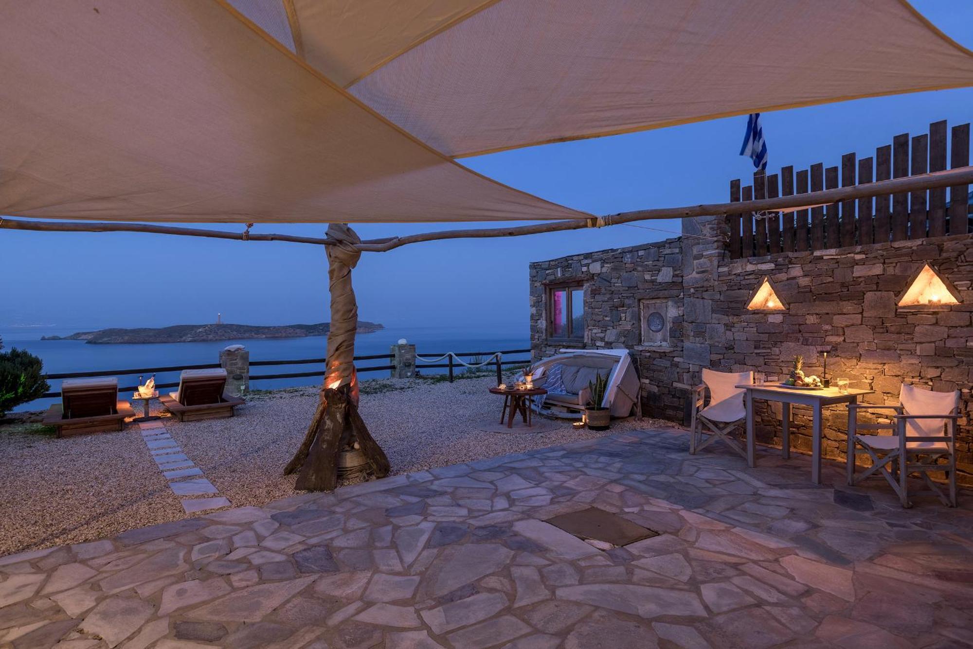 Aegean View - Seaside Apartment In Syros Αζόλιμνος Εξωτερικό φωτογραφία